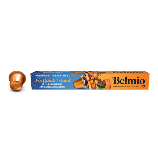 Belmio Decaffeinato Caramel - 10 koffiecups