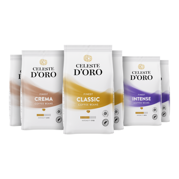 Celeste D'Oro Finest Selection koffiebonen proefpakket - 1,5 kg