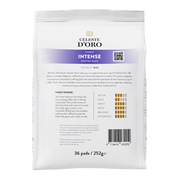 Celeste d'Oro Finest Intense - 36 Senseo pad