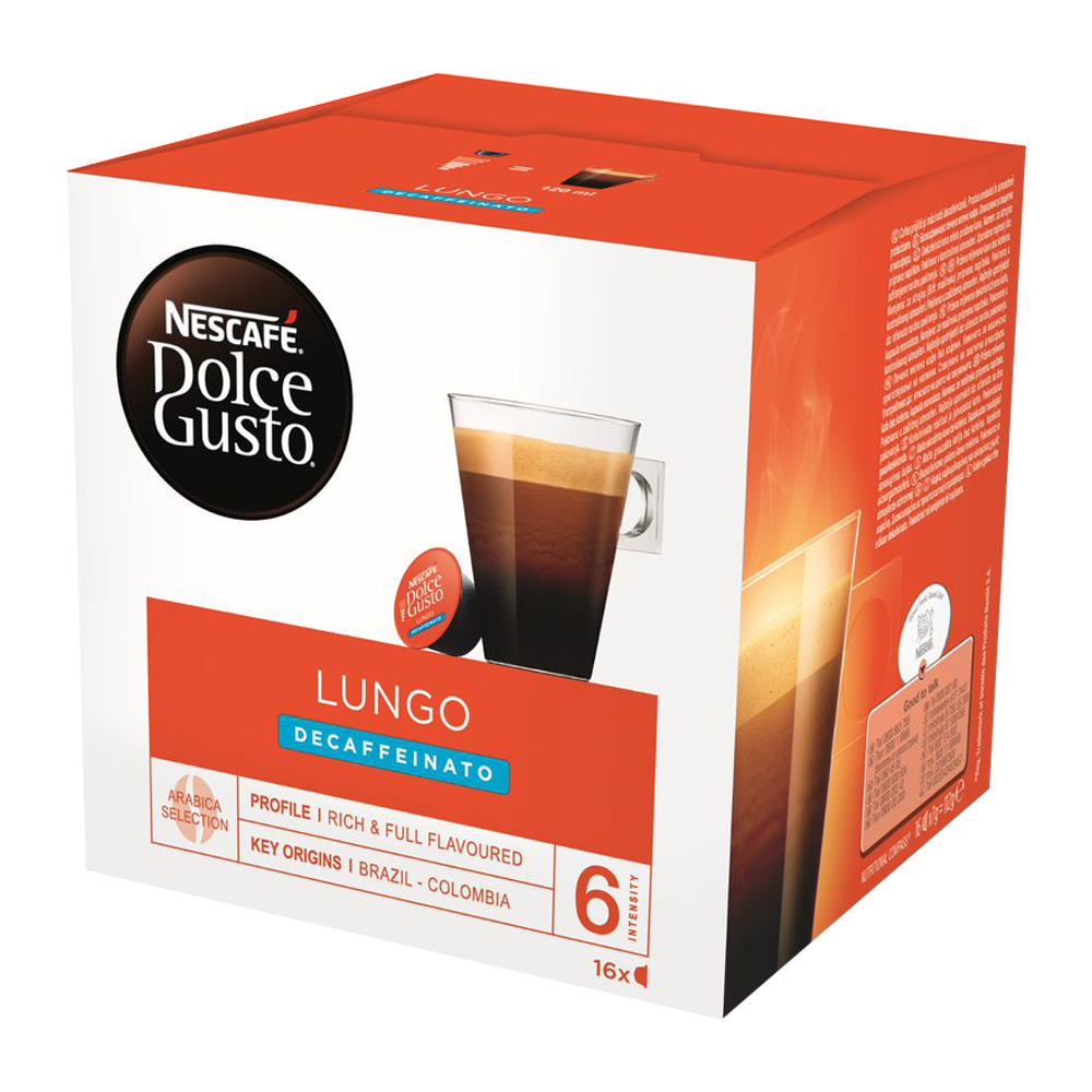 Dolce Gusto Lungo Decaffeinato - 16 cups