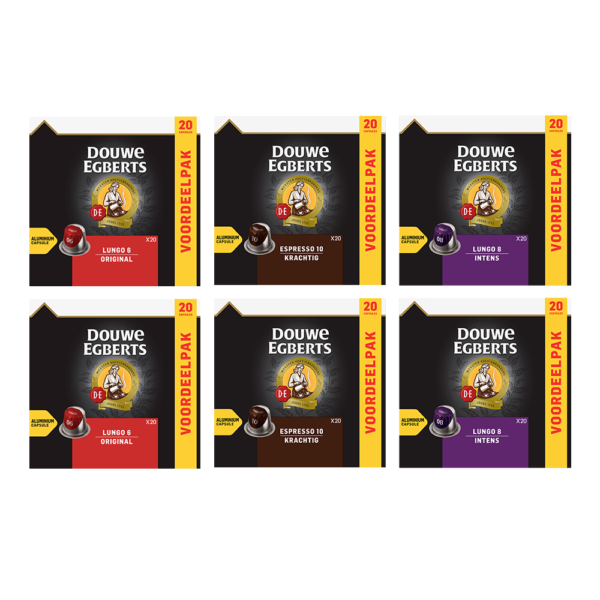 Douwe Egberts proefpakket - 120 koffiecups