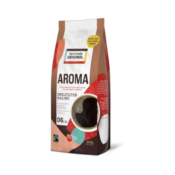 Fairtrade Original Aroma snelfilter gemalen koffie - 500 gram