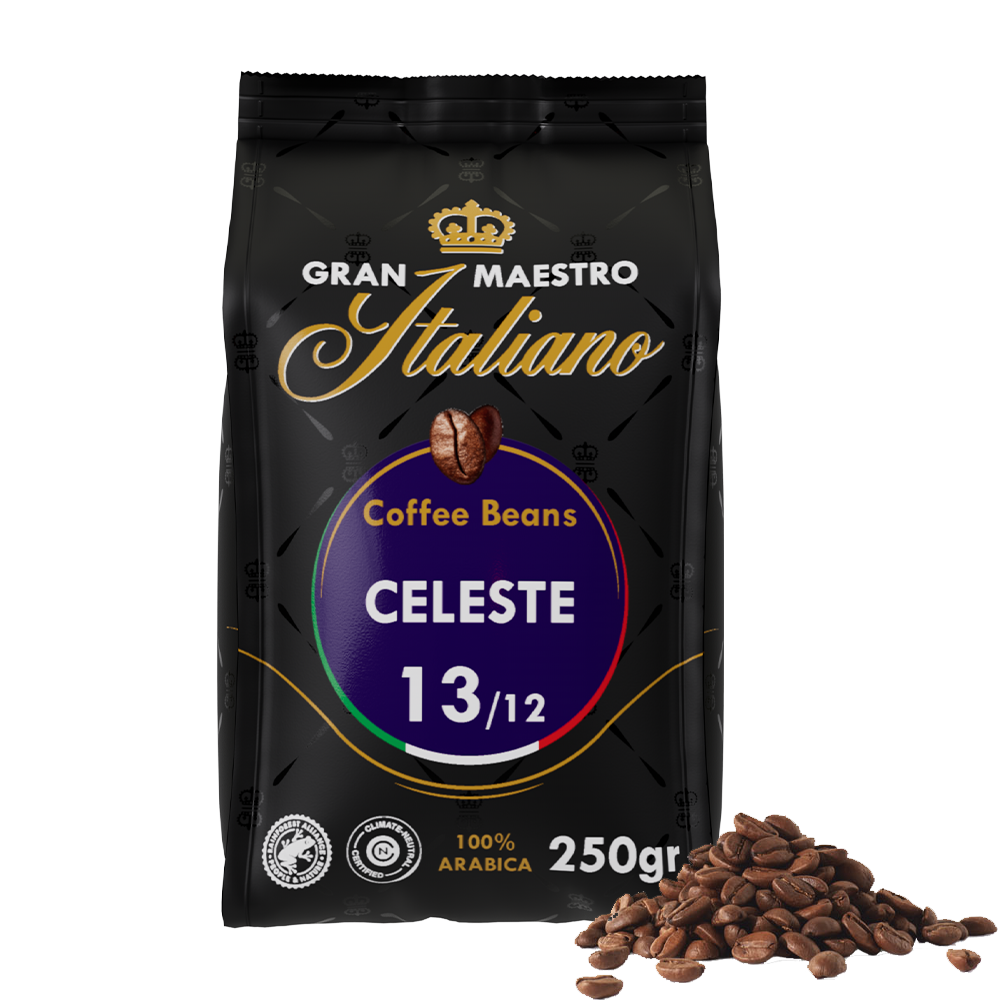 Gran Maestro Italiano Celeste koffiebonen - 250 gram