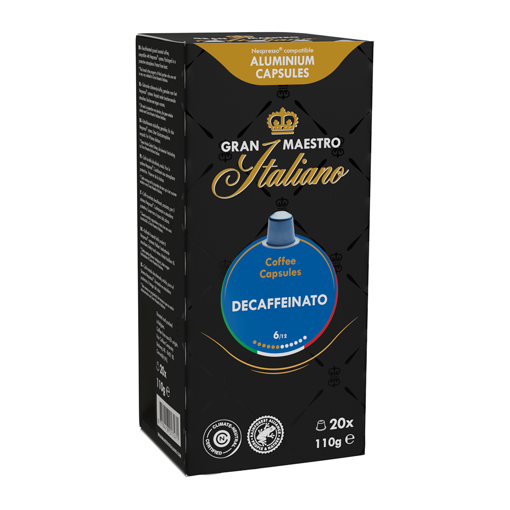 Gran Maestro Italiano Decaffeinato - 20 Nespresso cups
