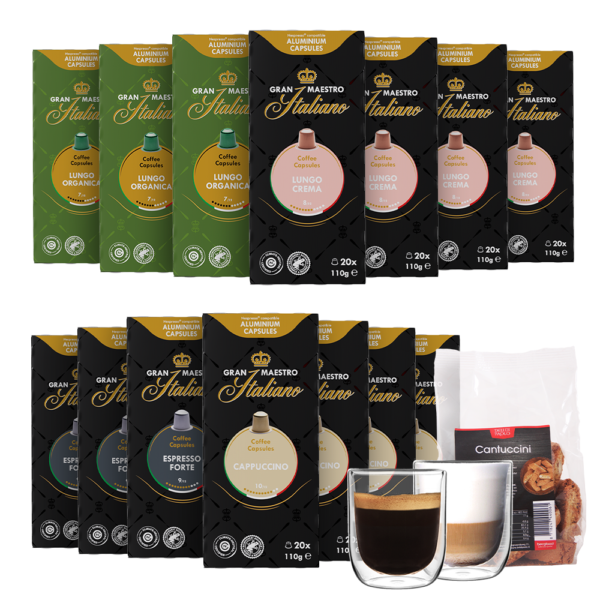 Gran Maestro Italiano Nespresso voordeelset - 280 capsules