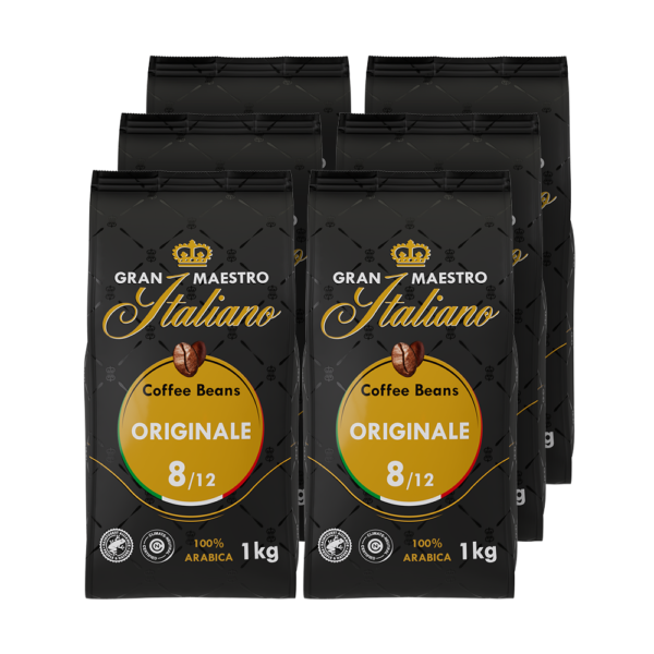 Gran Maestro Italiano Originale koffiebonen voordeelpakket - 6 x 1 kg
