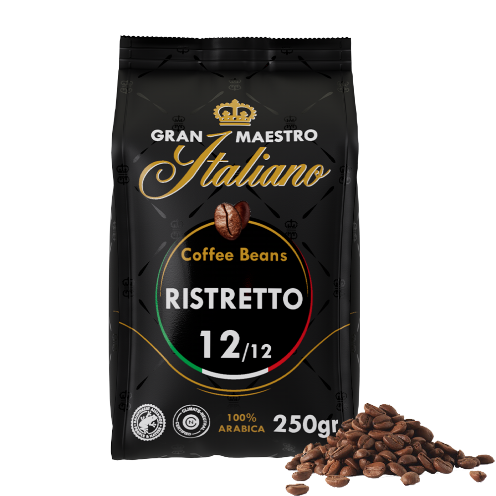 Gran Maestro Italiano Ristretto koffiebonen - 250 gram