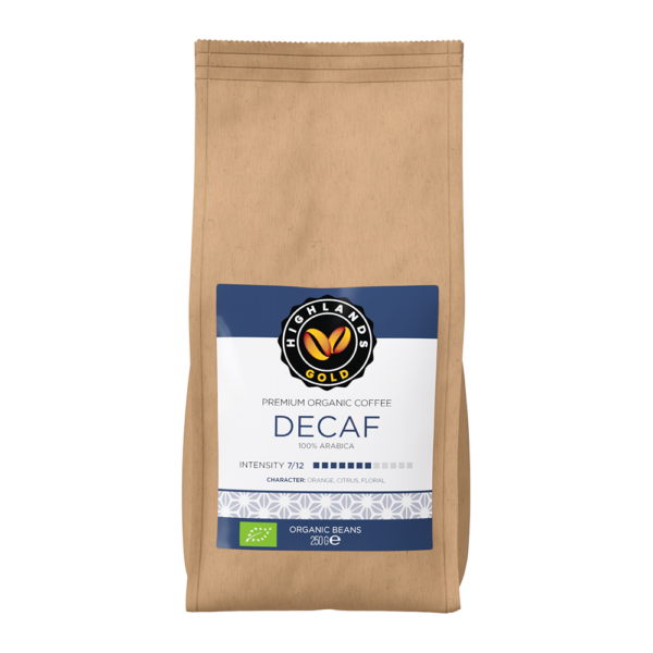 Highlands Gold Decaf koffiebonen - 250 gram