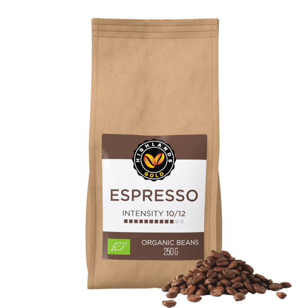 Highlands Gold Espresso koffiebonen - 250 gram