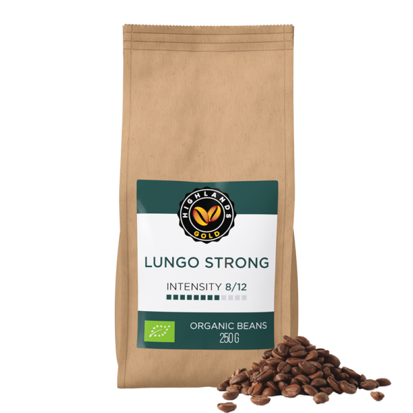 Highlands Gold Lungo Strong koffiebonen - 250 gram