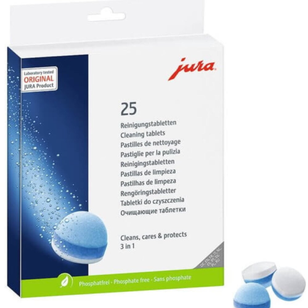 Jura reinigingstabletten 3 in 1 - 25 stuks