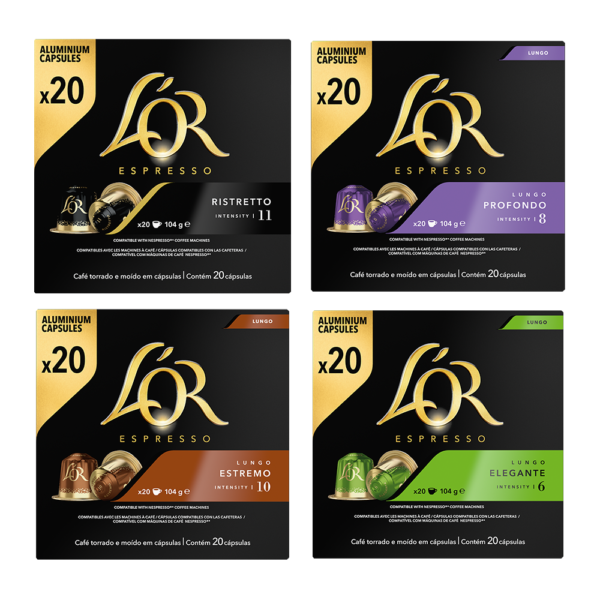 L'OR proefpakket - 80 cups