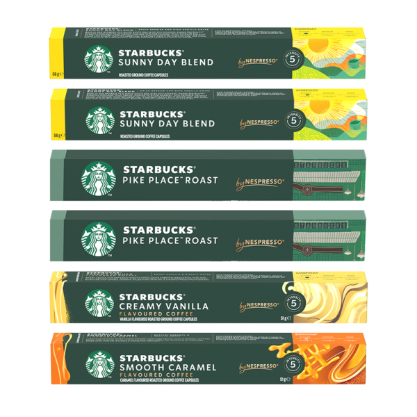Starbucks proefpakket - 60 Nespresso cups