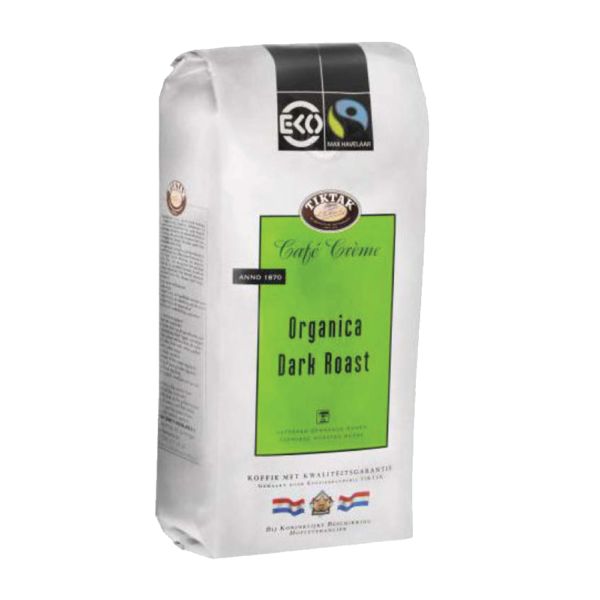 Tiktak Dark Roast Organica koffiebonen - 1 kg