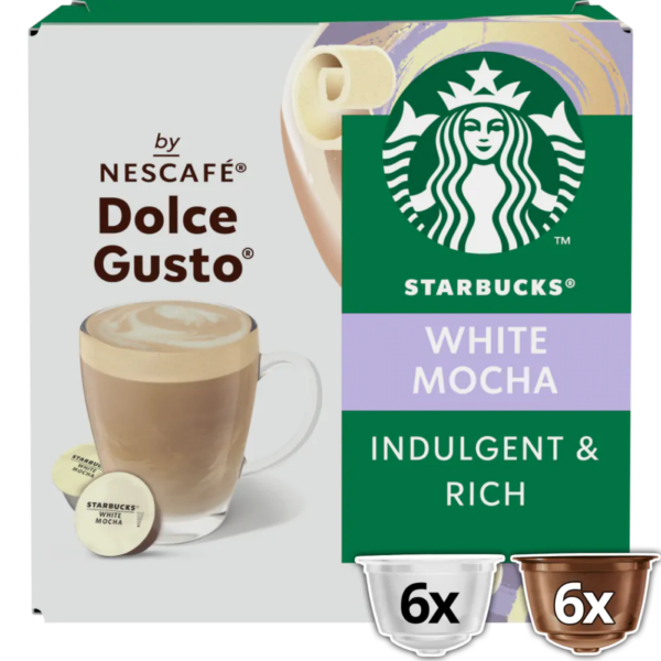 Starbucks Dolce Gusto - White Mocha - 6+6 Cups
