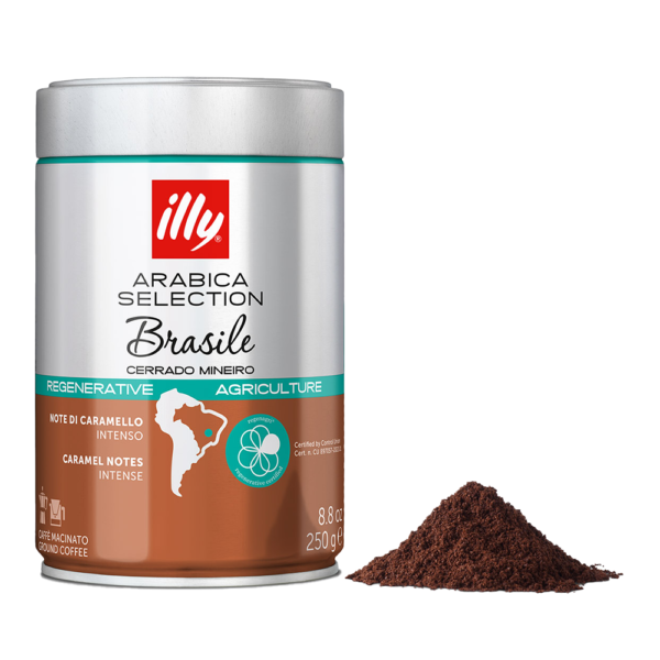 illy Brasile Cerrado Mineiro gemalen koffie - 250 gram