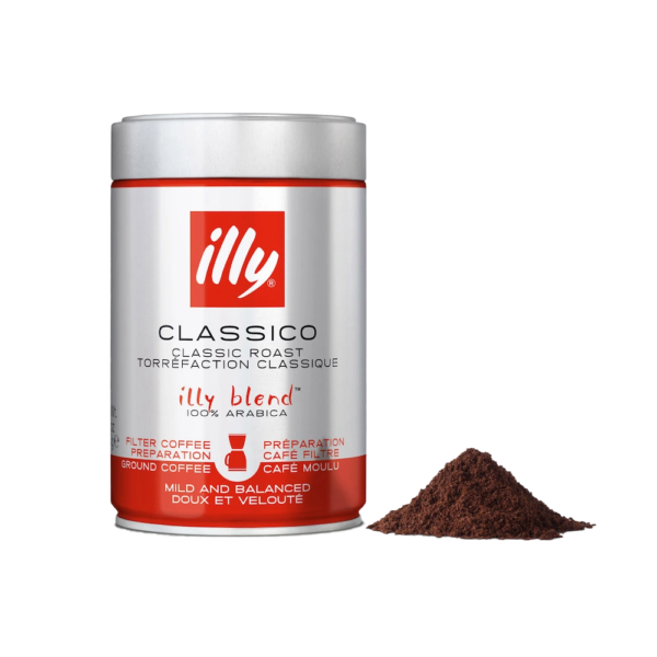 illy Classico (filter maling) gemalen koffie - 250 gram