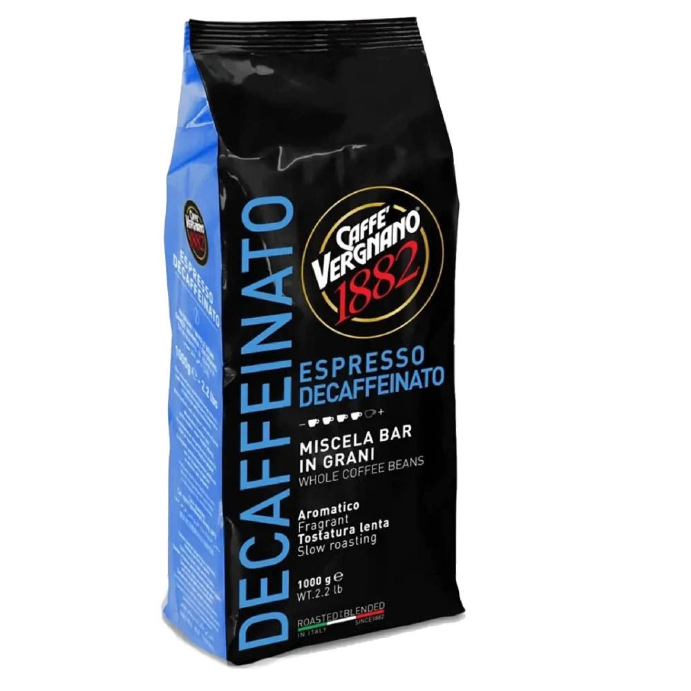 Caffè Vergnano Decaffeinato koffiebonen - 1 kg